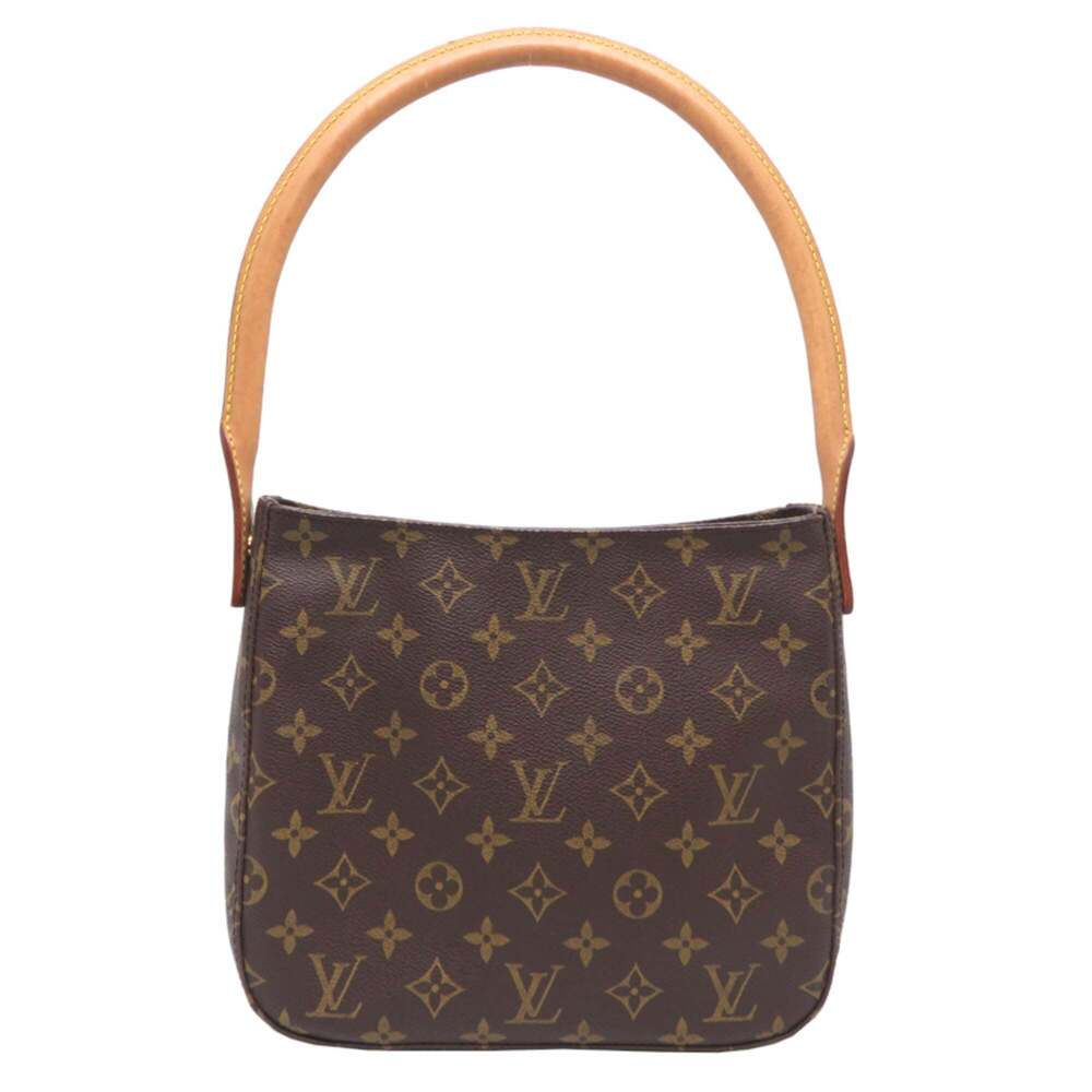 LOUIS VUITTON Authentic Brown Monogram Looping MM Shoulder Bag - Picture 1 of 10